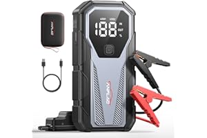 ‎ANFLAG ANFLAG Auto Starthilfe Powerbank, 7000A Spitzstrom Starter Powerbank für 12V Fahrzeuge (Bis zu 10L Benzin/8L Diesel), Jump Starter mit LED, USB Schnellladung 3.0 und Startzwang-Taster(BD30)