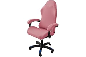 LIFEDX Coprisedia da Gaming Elasticizzata,Ergonomica Coprisedia per Sedia da Gioco,Fodera per Sedia da Ufficio con Braccioli/Schienale della Sedia per Sedia da Computer Gioco,Senza Sedie-Pink
