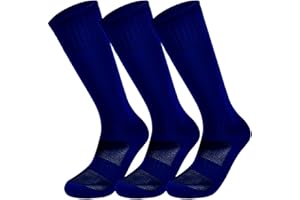 Marchare Boys Soccer Socks Toddler Football Socks Knee High Solid Sports Socks For Boys Girls