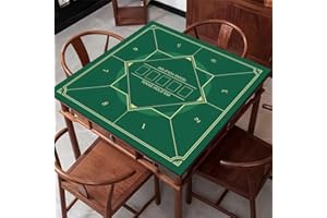 CATOR Quadratische Pokermatte, Texas Holdem für den eigenen Pokertisch, Pokertischauflage, Poker Matte (100 * 100 cm)