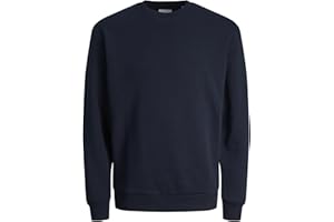 JACK & JONES Herren Jjebradley Sweat Crew Noos Jnr Maillot de survêtement (1er Pack)