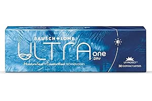 BAUSCH + LOMB ULTRA ONE DAY lentillas diarias esféricas, 30 unidades / 8.6 BC / 14.20 DIA / -02,50