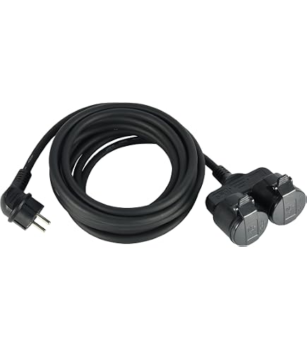 Emos 15m 2 Prises Schuko Ip44 Rallonge Extérieur EMOS 15m - 2