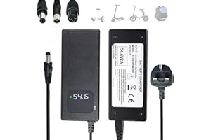 YANGZIDIANYUAN 54.6V 2A battery charger suitable for 48V lithium batteries, personal transportation mobile equipment charger, Equipped with three interfaces and LED real-time voltage display function