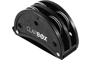 Clapbox Foot Tambourine - Jingles, Black