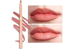 ‎OULAC OULAC Koralle Lipliner Wasserfest, Drehbarer Langanhaltender Lippenkonturenstift mit Mattes Finish, Hochpigmentiert und Geschmeidig, Konturieren Sie Ihre Lippen, Vegan (L04) Sunlit Peach