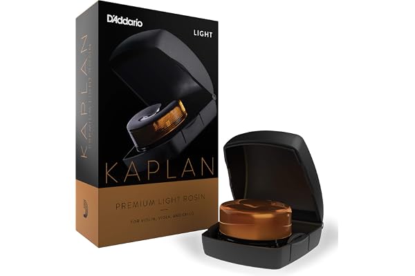 D'Addario KRDL Bowed Colophane Kaplan Premium avec Étui, Light