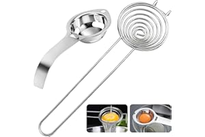 DMNQ 2 Pièces Separateur Oeuf Separateur Oeuf Jaune Et Blanc SéParateurs D'Oeufs SéParateur De Jaune D'Oeuf Pour RéAliser Des GâTeaux, Des GâTeaux Au Cacao Et D'Autres Plats DéLicieux