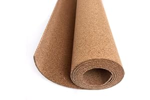 Alapizarra - Corcho en Rollo de 8 mm de Espesor | Venta por Metros | Aislamiento Acústico y Térmico - Tablón de Anuncios para Pared | Medidas 100 x 100 cm