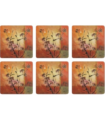 Pimpernel Dancing Branches Coasters, Set Of 6 – 4 - View #2