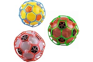 PNJB Jumping Joggle Bopper Light Up Bouncing Vibrating Gleams Gift Toy, Bouncy Ball for Training and Eye-catching Glowing Effect, Fast Rotation, Gorgeous Light, Dynamic Music