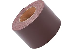 GORGECRAFT Tiras de Cuero de Doble Cara de 50mm de Ancho Cordón de Cuero Plano de 200cm de Largo Correa de Cuero de Imitación de 1.7mm de Grosor para Joyas Envoltura de Regalos Coco Marrón