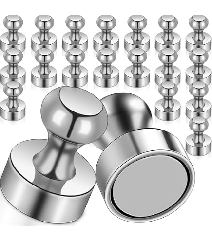 Magneta Dello Skittle Blu Per Frigorifero, Ufficio, Lavagna, Tavola Da Preavviso, Archiviazione - 12mm Dia x 21mm Di Altezza - Pacchetto Di 48