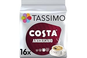 Tassimo Costa Americano Coffee Pods, Pack of 16