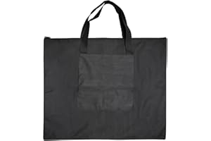 FORYNXHWIN Transporttasche für Zeichenplatte A2 Tragbare Art Portfolio Case Zeichentasche Kunstmappe mit Griffen -Schwarz