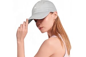 SAHRCH Women Running Cap - Sun Protection Baseball Cap Waterproof Adjustable Summer Sun Hat Ladies Hiking Gym