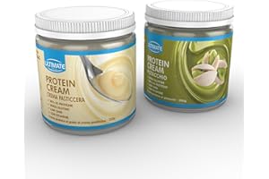 ULTIMATE ITALIA 2 protein cream gusti misti (1 crema pasticcera + 1 pistacchio) - senza glutine - low carb - 2x250g