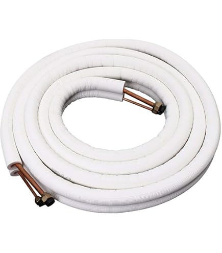 Kupferrohr-Set 1/4 & 3/8 Zoll - 2x3 Meter Mit Isolierung Für Klimaanlagen