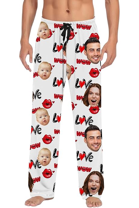Nightwear Custom Pj Bottoms Custom Pajamas Personalized Pajamas