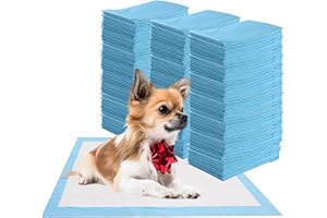 GOPLUS Lot de 300 Tapis Éducateurs pour Chien Chiot, Tapis Hygiénique Absorbant Inférieure Imperméable, Anti-Fuite, 60 x 40 CM