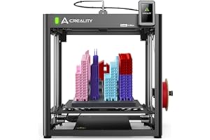 COMGROW Creality Ender 5 Max 3D Printer, 400x400x400mm Large Build Volume, 700mm/s High-Speed Printing, 36-Point Auto Leveling, LAN Multi-Device Control, Professional FDM 3D Printing