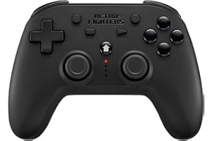 Retro Fighters PS Defender Wireless Bluetooth Controller Black - PS3, PS4 & PC Compatible