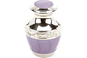 URNS UK Pimlico Purple Cremation Ashes Keepsake Mini Urn