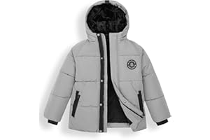 maoo garden Jungen Steppjacke Mit Fleecefutter 128-152cm - Wasserdichte Winterjacke Mit Synthetikfüllung Für Große Kinder