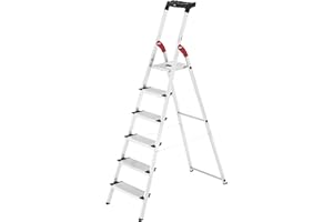 Hailo xxl easyclix - Escalera domestica xxl 6 peldaños 190cm aluminio