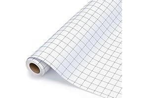 ImnBest Film de transfert pour traceur en vinyle - 30,5 x 500 cm - Film de transfert pour traceur Cri-cut - Silhouette Camée - Film de transfert pour décoration de fête, tasse Gris