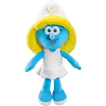 Schmidt Spiele 42284 I Puffi, Puffo Brainy, peluche da 28 cm
