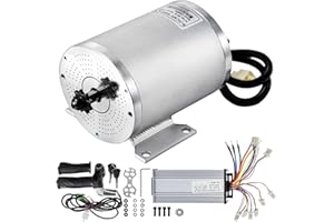 BestEquip 48V 2KW Elektrischer bürstenloser Gleichstrommotor bürstenloser Elektromotor, Weiß