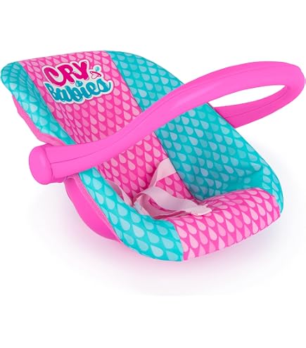 Bayer Chic 2000 Asiento De Coche Para Muñecas Con Mango Ergonómico, Incluye Babero Y Cinturón, Para Muñecas De Hasta 50 Cm (45x31x32 Cm)