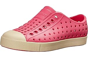 Native Shoes, Jefferson, Kids Shoe, Pigeon Grey/Shell White, 3 M US Little Kid