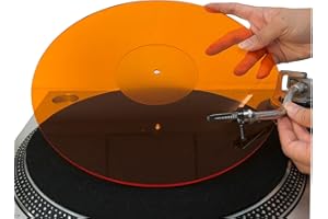 M MSDEE Turntable Slipmat for Vinyl LP Record Player 12" Acrylic Slipmat, Anti Static Mats Turntable, Improve Bass and Sound Quality, Anti Vibration Platter Mat, DJ Slipmats