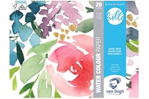 Van Gogh Frau Hölle Floral Aquarellpapier Format 18 x 24 mm 300 g/m² 20 Blatt
