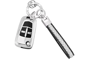 Koaudb Etui na kluczyki samochodowe pasuje do Vauxhall, Opla, Corsa, Astra Vectra, Zafira, Signum, Meriva, Tigra, Insignia, Combo, 2 przyciski, etui na klucze, z tworzywa TPU, etui na klucze z