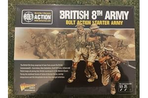 Warlord Games 402611001 British 8° esercito Western Desert Starter Pack 1:56 WWII Military Wargaming Kit per modellini in plastica
