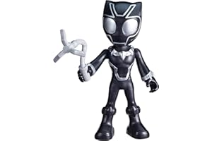 SPIDEY AND HIS AMAZING FRIENDS Superwielka figurka Czarnej Pantery z serialu "Spidey i super-kumple Marvela", zabawki z superbohaterami dla przedszkolaków