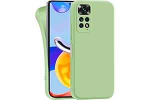 MyGadget Funda para Xiaomi Redmi Note 11 Pro | 11 Pro 5G en Silicona TPU - Carcasa Slim & Flexible - Case Resistente Antigolpes y Anti choques - Ultra Protectora Verde