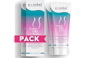 100 ml GYNEBAL CALM Gel Intimo Mujer Hidratante Vaginal Externo Prebiotico y Probiotico - Protector intimo que hidrata y suaviza la zona intima femenina - Uso Externo