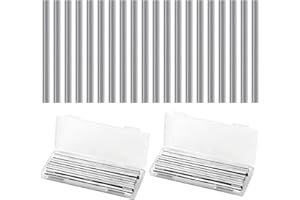 NUMLOT 20 Pièces Lames de Raboteuse 82mm, Lames Réversibles, 82x5.5x1.2mm Rabot électrique Lame, pour Machines De Travail du Bois, Rabots MAKlTA, Bosch