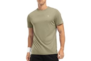 Rdruko Mens UV Swim Top Short Sleeve Rash Guard Shirts UPF 50+ Quick Dry Running Outdoor Sport Gym Tops