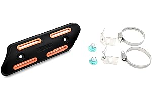 SPAL ProRace Universal Krümmerschutz/Hitzeschutz Orange für 4 Takter