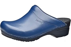 Sanita Sonja PU | Zuecos Abiertos | Producto Artesanal Original para Mujer | Plantilla de Forma anatómica con Espuma Blanda