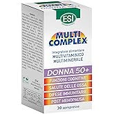 ESI - Multicomplex Donna 50+, Integratore Alimentare Multivitaminico Multiminerali, Contribuisce al Funzionamento del Sistema