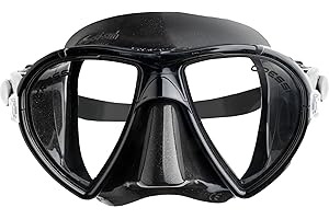 CRESSI Ocean - Maschera Singola Ocean o Combo Set Maschera Ocean+Snorkel Gamma per Immersioni e Snorkeling, Taglia Unica, Adulti