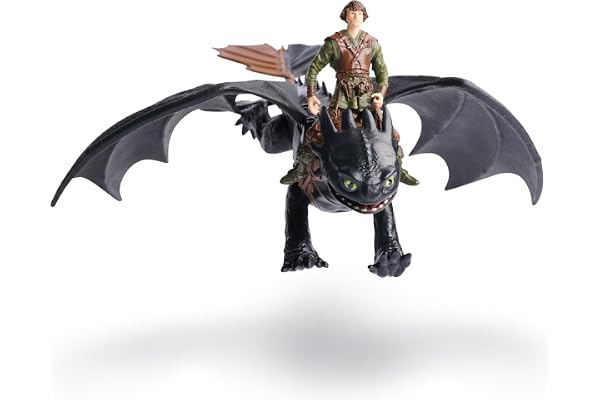 Dreamworks Dragons 6074007 figur film med tandlös hiccup, flerfärgad