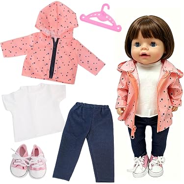 VETEMENT - ACCESSOIRE POUPEE,18--Vêtements de poupée pour bébé de 43cm, accessoires de poupée de