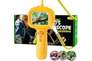 ASHFLY Endoscopio Bambini, Camera bambini 1080P, Gioco STEM per esplorazione all'aperto, giardino, campeggio e natura, Migliori regali di compleanno per ragazzi e ragazze di 4, 5, 6, 7, 8, 9, 10 anni